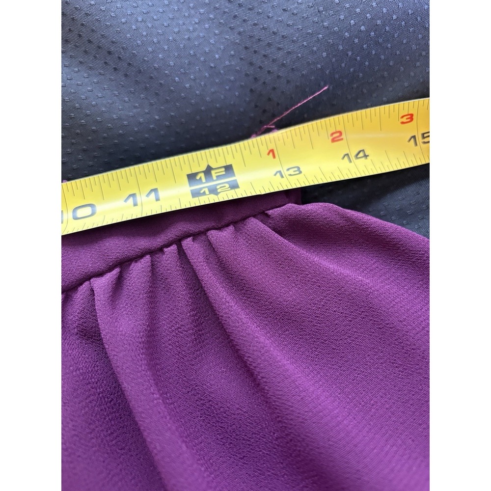 Vtg 80s Scott McClintock 2 Pc Maxi Skirt Suit~8~Purple Lace Trim Victorian Style - Picture 10 of 16